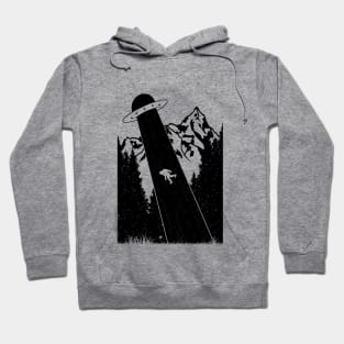 Bigfoot Ufo Abduction Sasquatch Hoodie